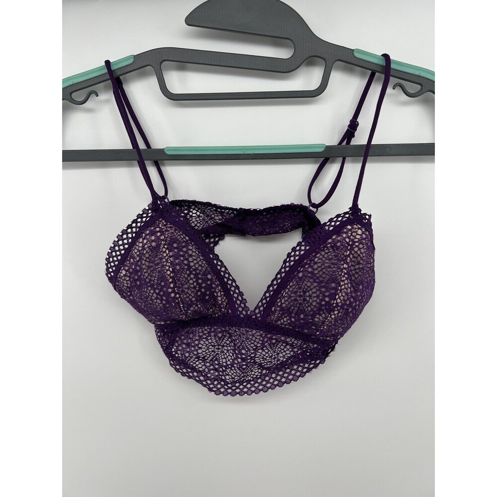 victorias secret Purple lace bralette XS